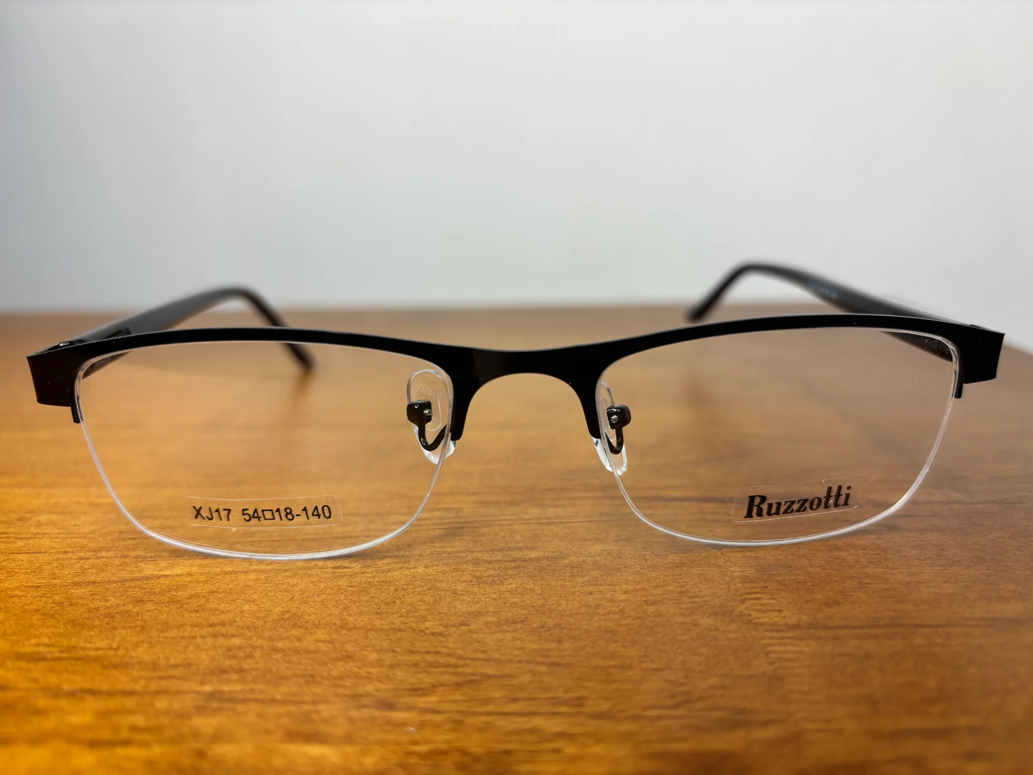 Lentes ópticos metálicos semi al aire