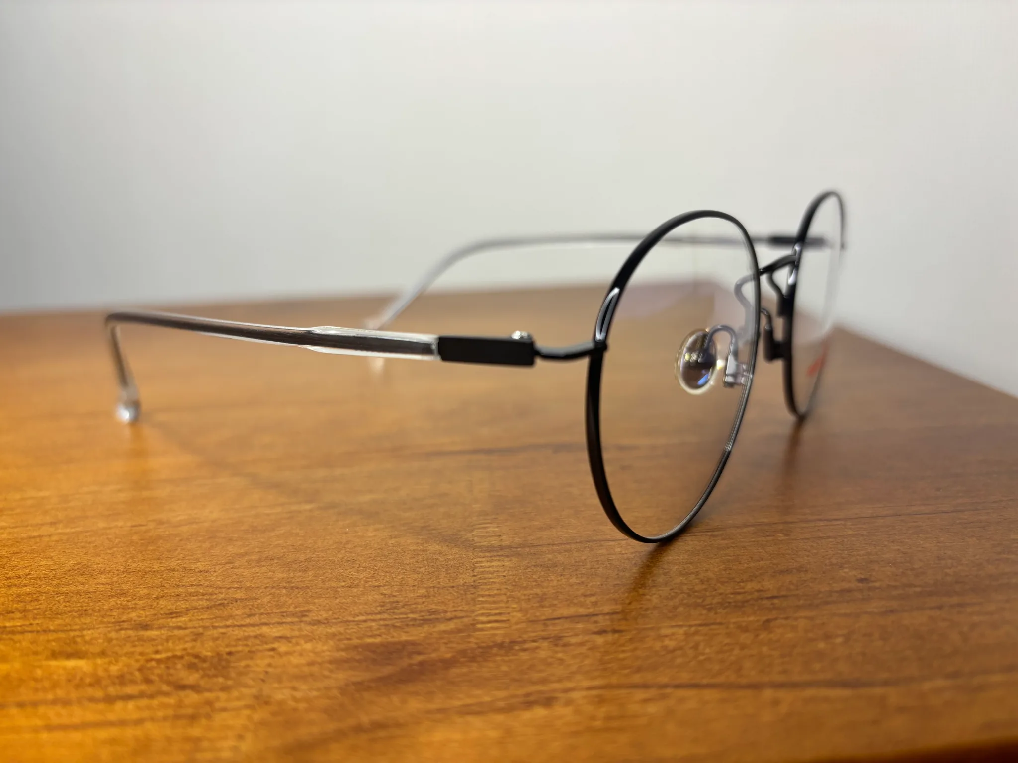 Lentes ópticos metálicos redondo de hombre · foto 2